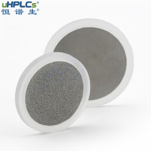 恒譜生超高壓PCTFE液相色譜耗材不銹鋼在線過濾器篩板，OD6.4*ID1.6*H1.6